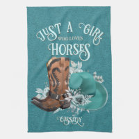 Cowgirl quote turquoise leather cowboy boots hat