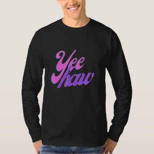 Cowgirl Retro Yee Haw Howdy Rodeo Western Country T-Shirt
