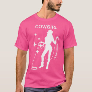 Cowgirl Rodeo Roper Header Heeler Sheep Roper T-Shirt