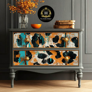 Cowgirl Rustic Western Country Wood Decoupage  Tissue Paper