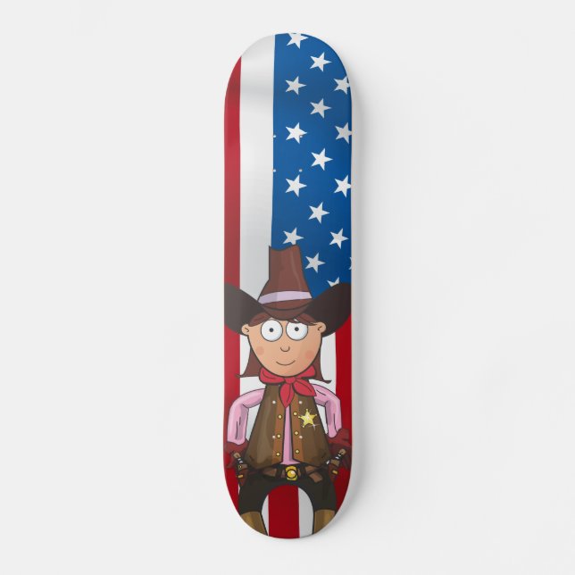 Cowgirl Skateboard (Front)
