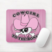 Cowgirl Skull Mouse Mat (With Mouse)