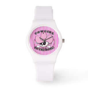 Cowgirl Skull Watch