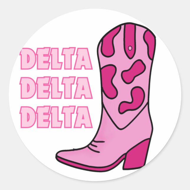 Cowgirl Sorority Sticker (Front)