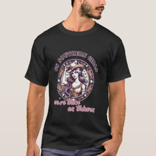 Cowgirl Southern Girls Texas Western Retro Vintage T-Shirt
