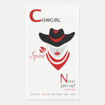 Cowgirl Spirit Paper Guest Towels