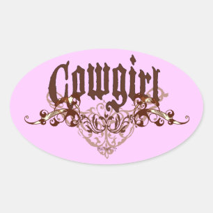 Cowgirl stickers