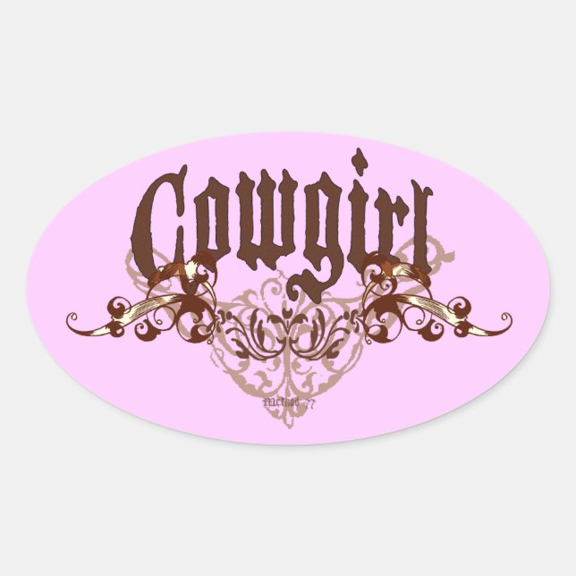 Cowgirl stickers (Front)