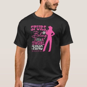 Cowgirl Thing Spurs & Bling Rodeo Country T-Shirt