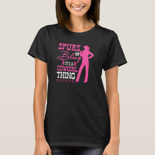 Cowgirl Thing Spurs & Bling Rodeo Country T-Shirt