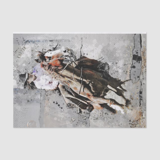 Cowgirl Tissue Paper (Front)