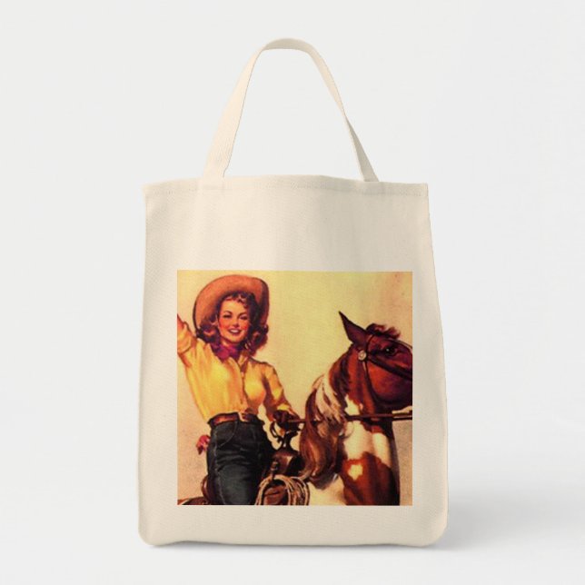 Cowgirl Tote Bag (Front)