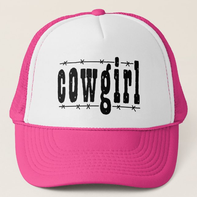 Cowgirl Trucker Hat (Front)