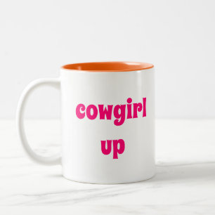 Cowgirl Up Two-Tone Coffee Mug