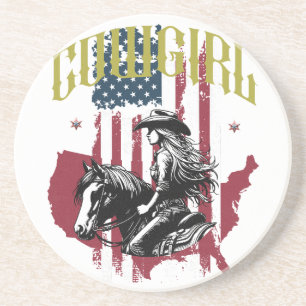 COWGIRL USA COASTER