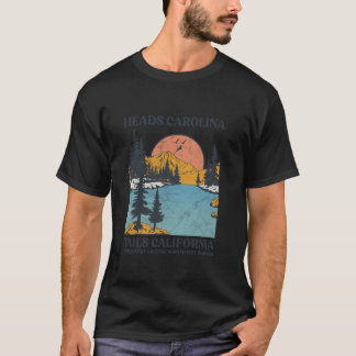 Cowgirl Western Country Music Heads Carolina Tail  T-Shirt