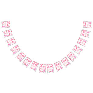 Cowgirl Western First Rodeo Birthday Party Bunting