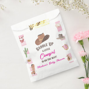 Cowgirl Western Rodeo Wild West Baby Shower Favour Bags