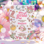 Cowgirl Wild West Rodeo Disco Birthday Party  Invitation<br><div class="desc">Cowgirl Wild West Rodeo Disco Birthday Party Invitation
All designs are © PIXEL PERFECTION PARTY LTD</div>