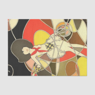 “Cowgirl With Lariat” by Jose Carlos Tissue Paper