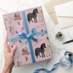 Cowgirl Wrapping PAper