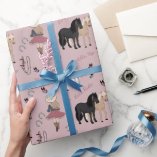 Cowgirl Wrapping PAper