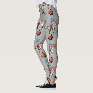 Cowgirls and Horses Print Any Colour Leggings