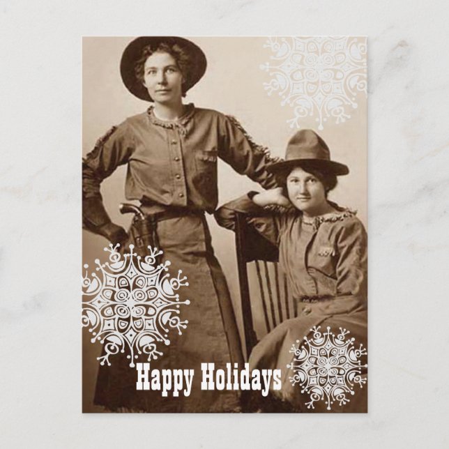 Cowgirls and Snowflakes Holiday Wishes (Front)