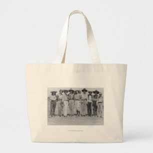 Cowgirls at Cheyenne Frontier Days, 1929. Large Tote Bag