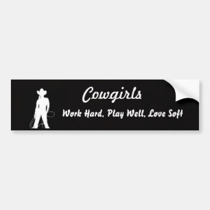 Cowgirls Bumper Sticker