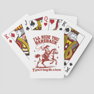 Cowgirls Western Wild West Playing Cards
