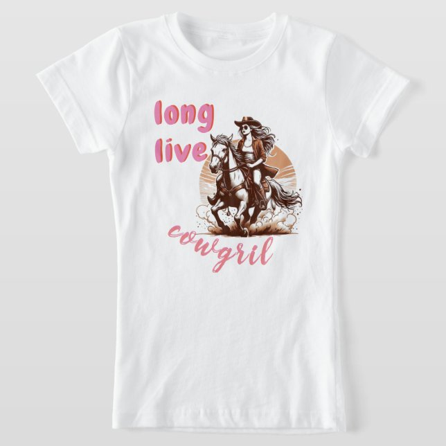 cowgril day T-Shirt (Laydown)