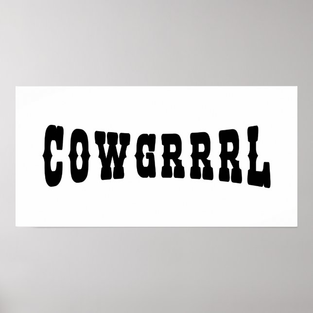 COWGRRRL POSTER (Front)