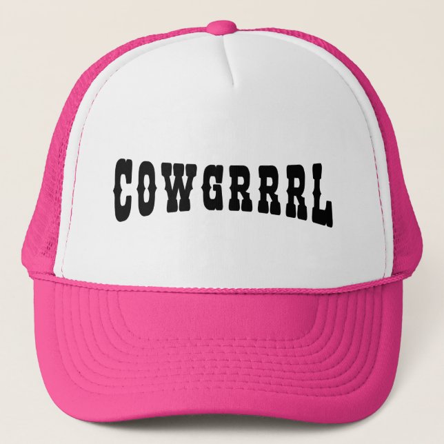 COWGRRRL TRUCKER HAT (Front)