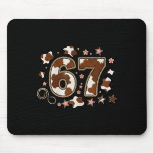 Cowhide 67 Design  Mouse Mat