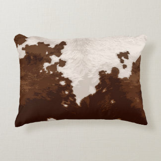 COWHIDE DECORATIVE CUSHION
