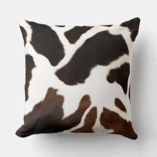 Cowhide Farmhouse Decor Cushion