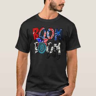 Cowhide Gemstone Boom Boom Baby Tie Dye Western Co T-Shirt