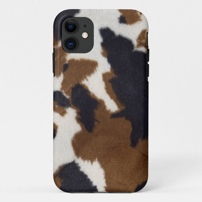 Cowhide Leather Print Pattern iPhone 5 Case-Mate iPhone Case (Back)
