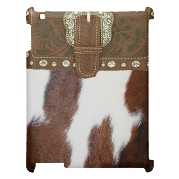 Cowhide iPad Cases & Covers Zazzle.co.uk
