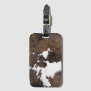 Cowhide Luggage Tag