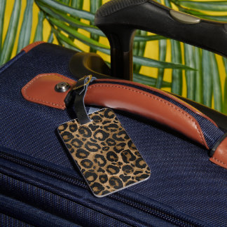 Cowhide Luggage Tag