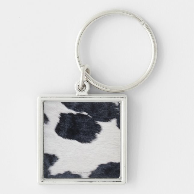 Cowhide Print Key Ring (Front)