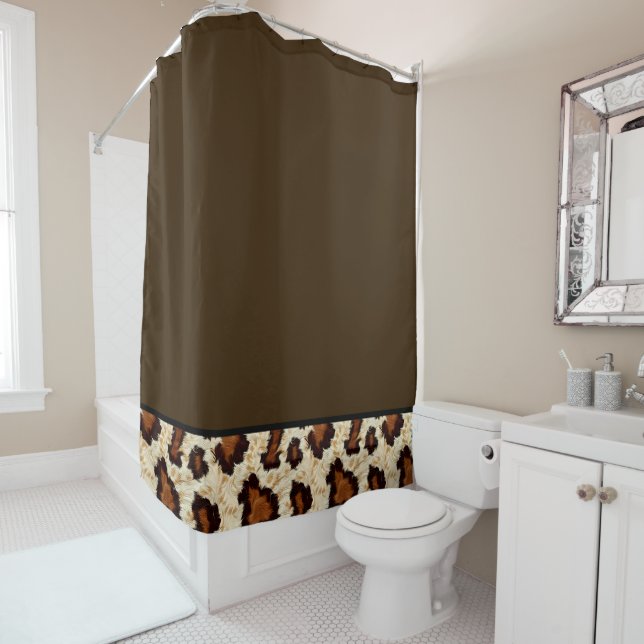 Cowhide Shower Curtain  (In Situ)