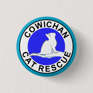 Cowichan Cat Rescue logo 3 Cm Round Badge
