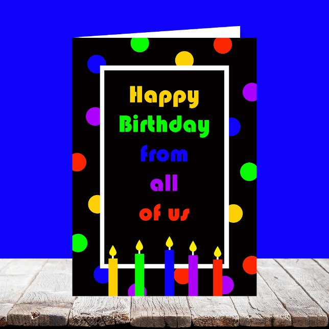 CoWorker Birthday Card from Office Group (Creator Uploaded)