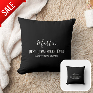 Coworker Boss Leaving ADD Funny Quote, Custom Cushion