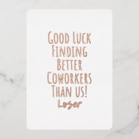 coworker, colleague, farewell, good luck T-Shirt K