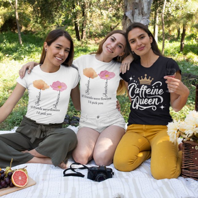 Coworker Farewell Best Friend forever floral T-Shirt (Creator Uploaded)