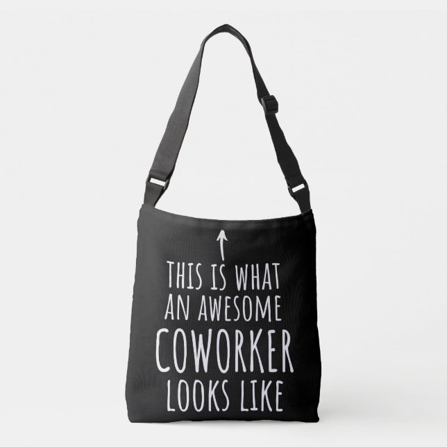 Coworker Gift, Coworker Mug, Awesome Coworker Crossbody Bag (Front)